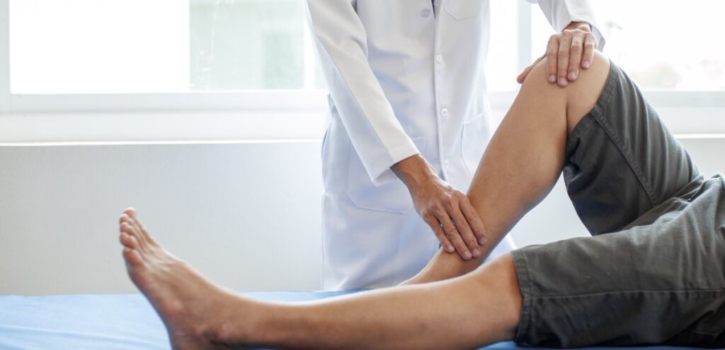 visita per distorsione ginocchio